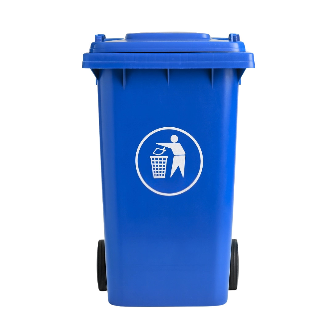 Basurero 120 lts Azul