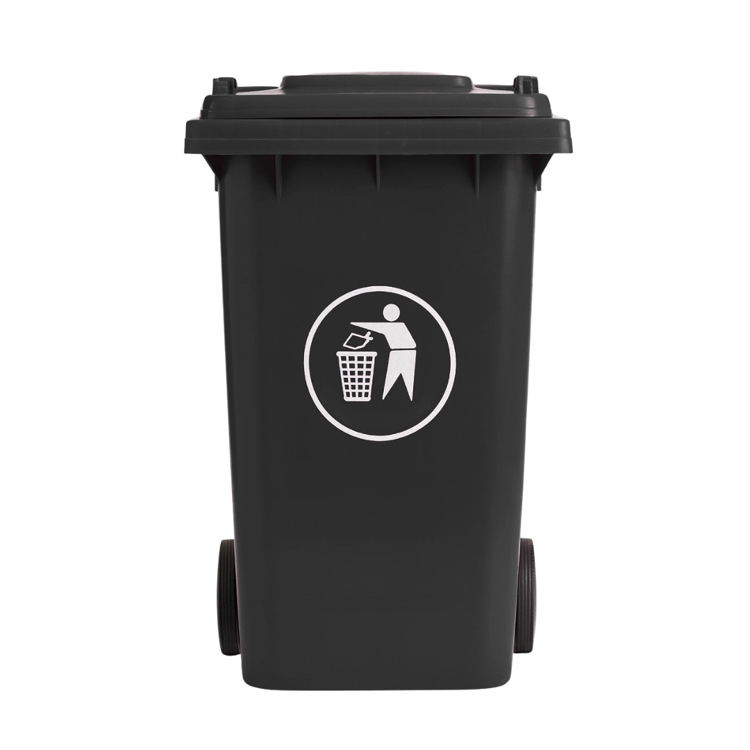 Basurero 120 lts Negro